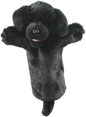 Black Labrador Puppet